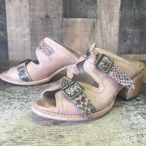 Freebird by Steven Caprice Slip On Sandals Mules Womens 8